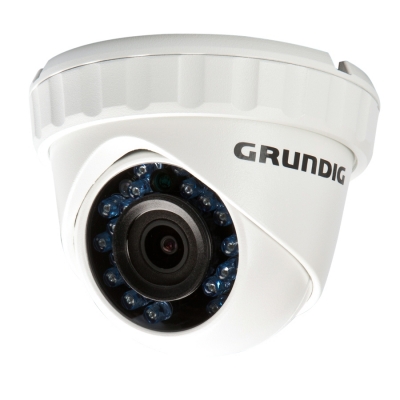 Grundig GCT-K0123E 2 MP HD-TVI 20m.IR Mini Dome Kamera 2.8mm (106°) Lens Coax.Kontrol ICR IP66